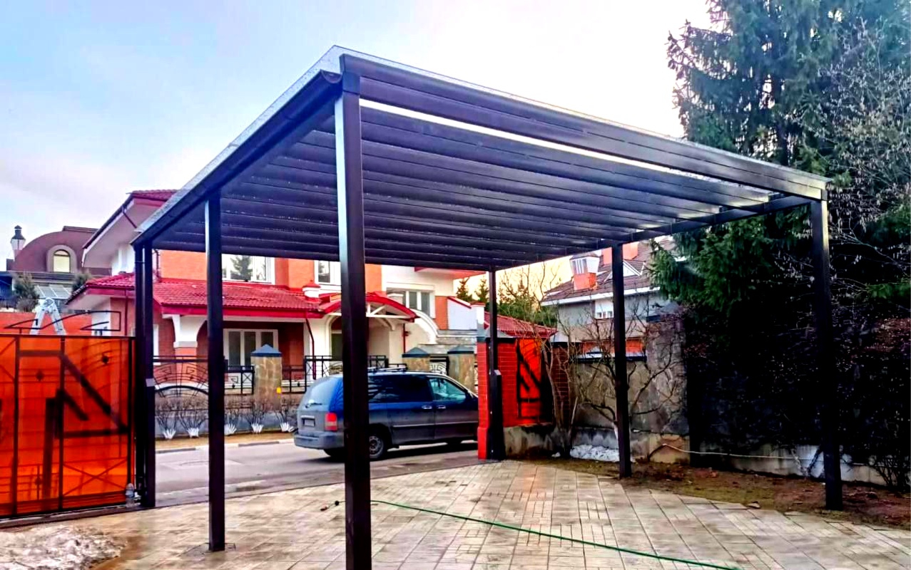 Хай-тек автонавес из поликарбоната для машин