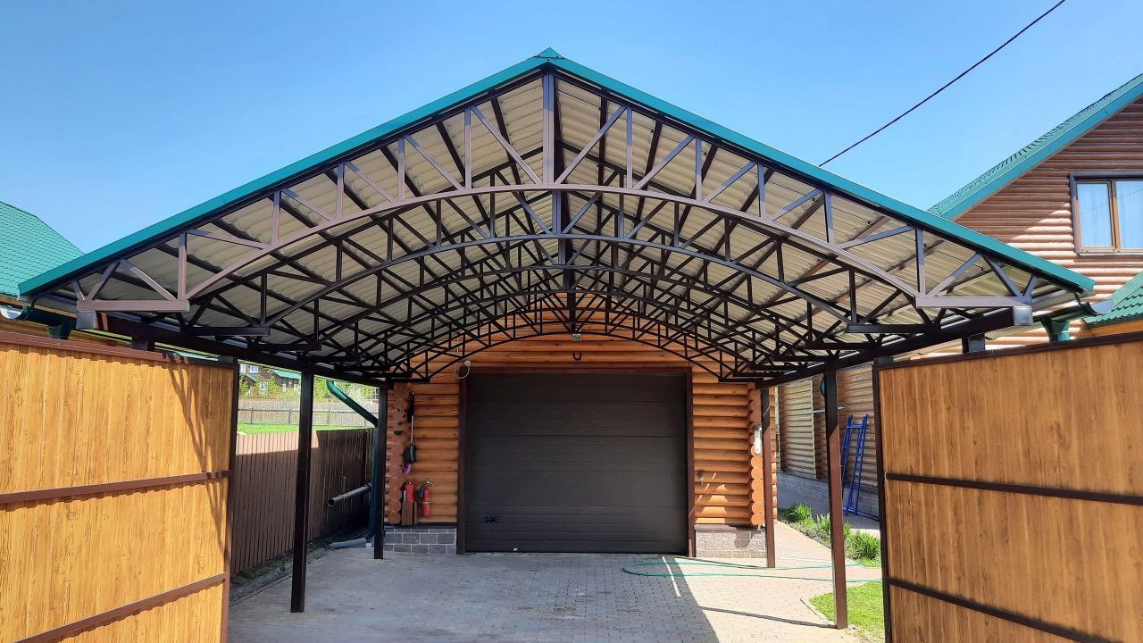 Хай-тек автонавес из поликарбоната для машин